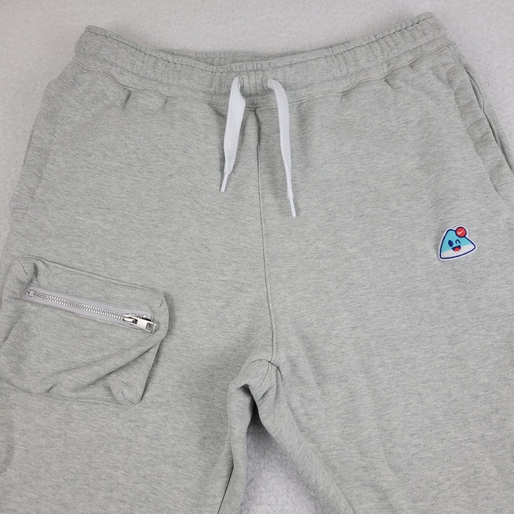 Nike Pants Mens Large DA8745-063 Sweatpants Joggers Zip Pocket Athletic Gray - Picture 3 of 10